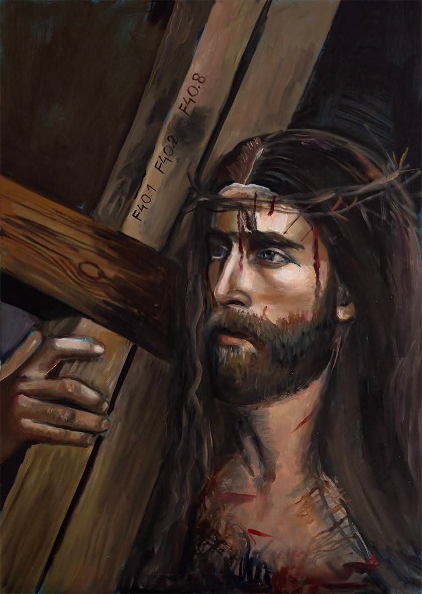 Jesus Carries the Cross